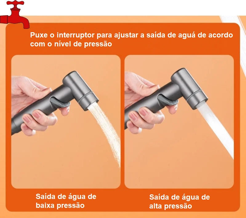 Ducha Higiênica EcoClean com Spray de Alta Pressão